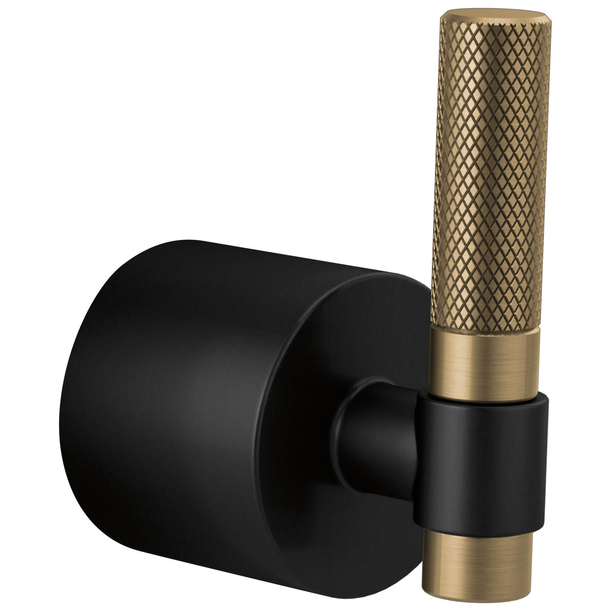 Brizo® HL933-BLGL Litze® Single Trim Handle Kit, For Use With LHP, Lever Handle, Zinc, Matte Black/Luxe Gold, Import