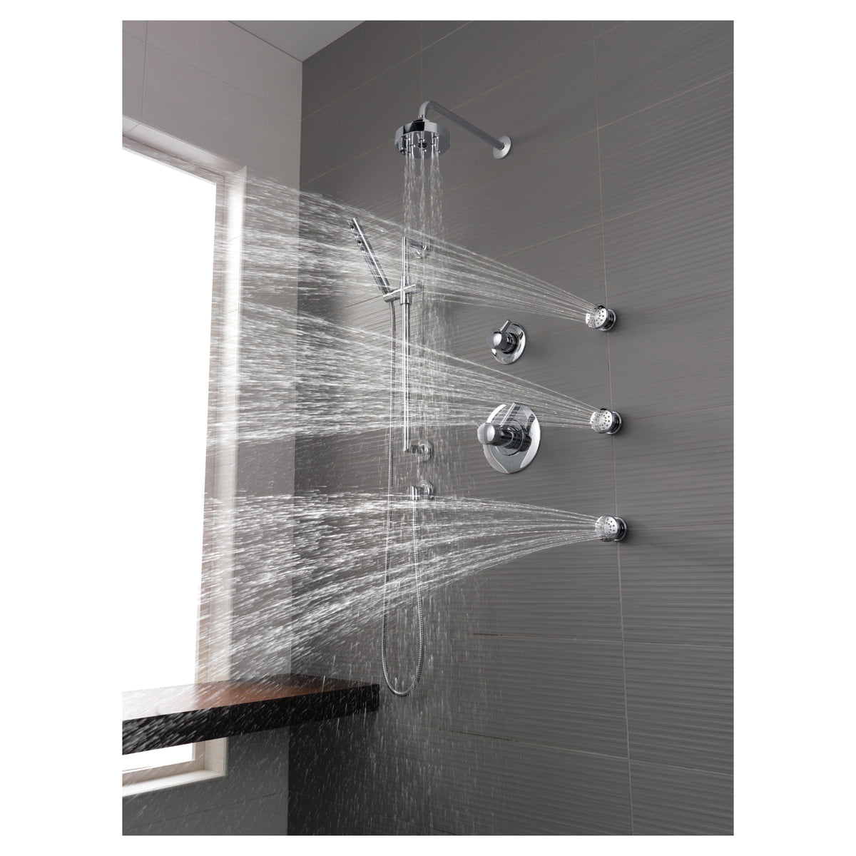 Odin - Single Lever Handle - Polished Chrome - Brass