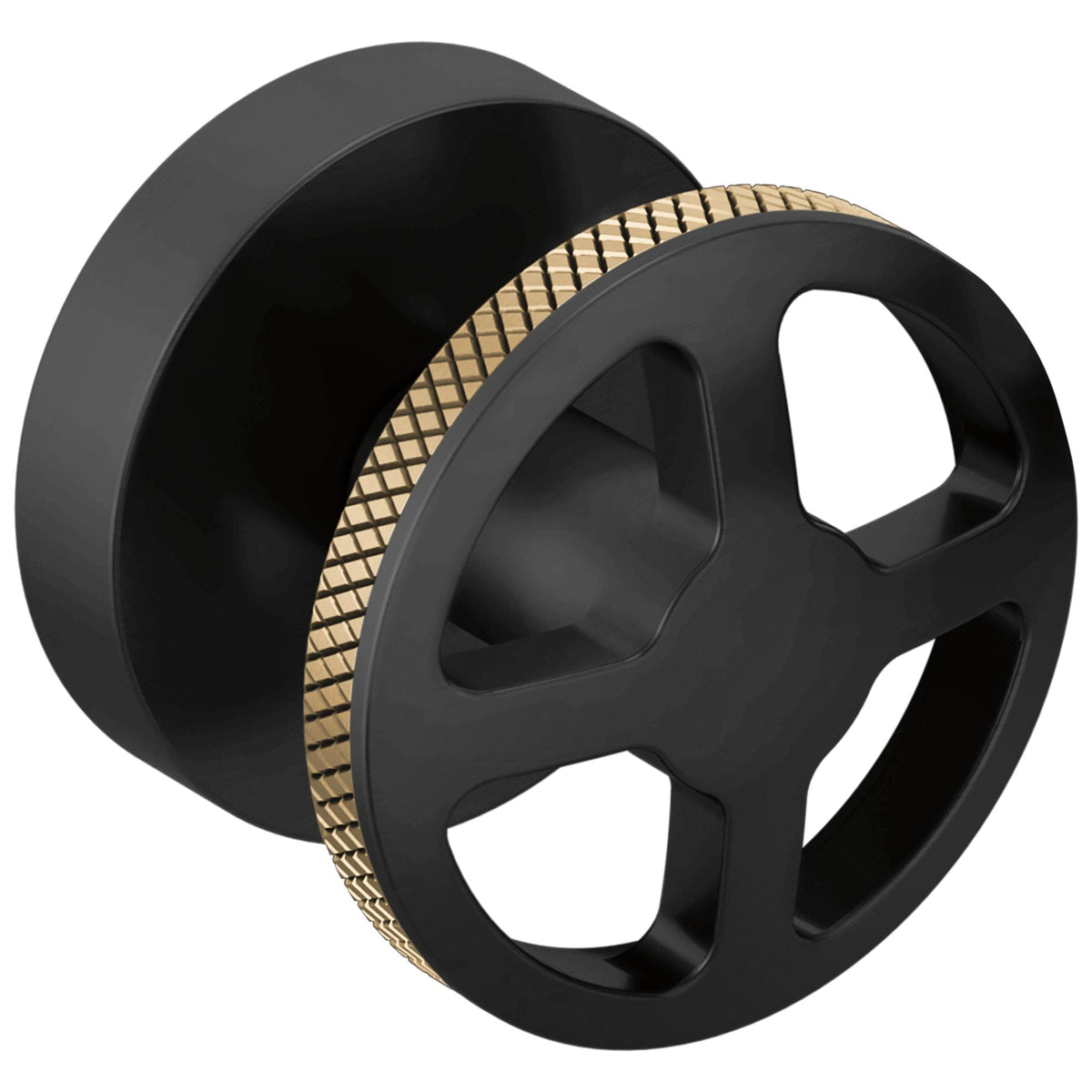 Litze - Two Tub Filler Handle Kit - Brass - Knob Handle