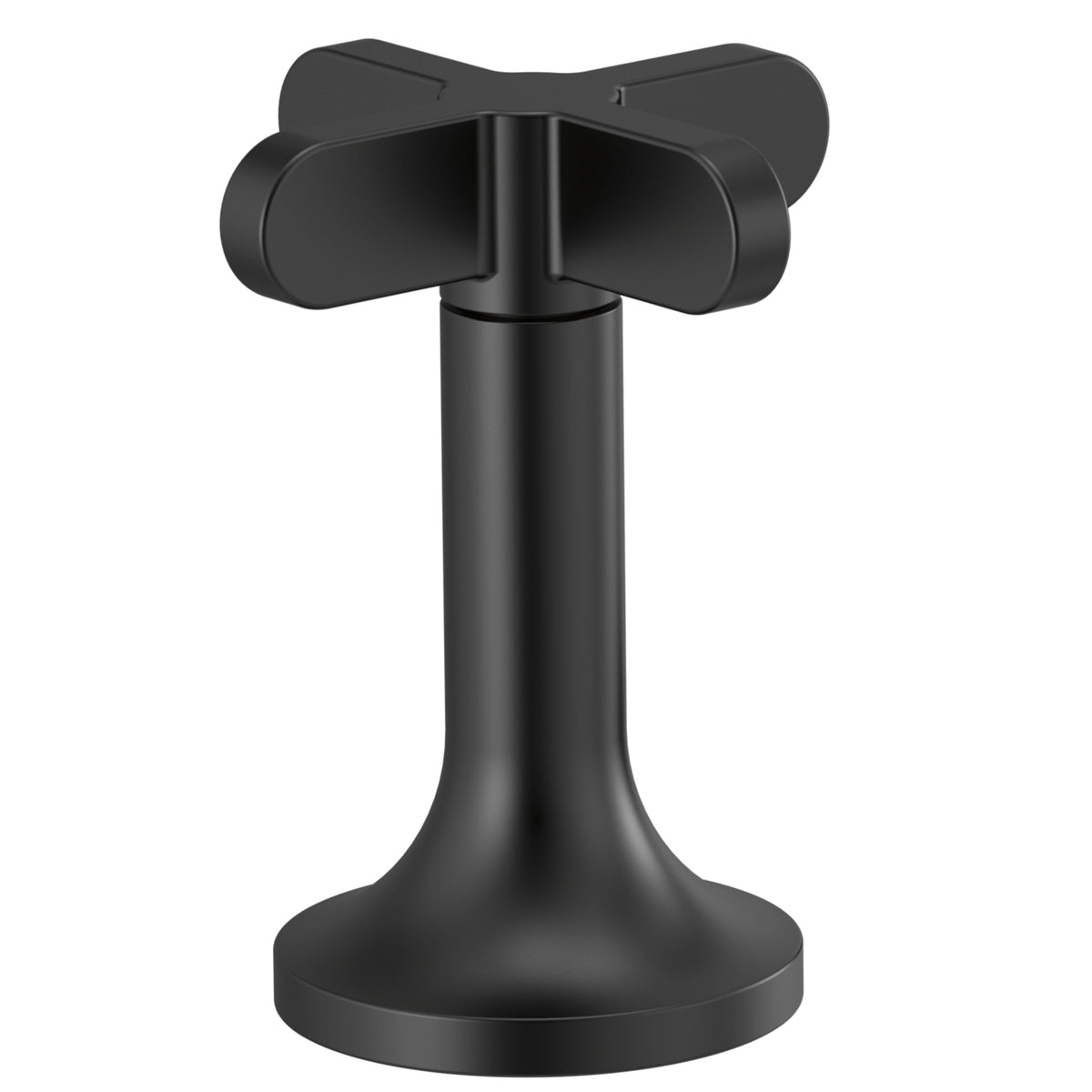 Brizo® HX5375-BL Jason Wu Two High Cross Handle, For Use With Odin® Models 65375LF-LHP/65375LF-LHP-ECO Widespread Lavatory Faucets, Zinc, Matte Black, Import
