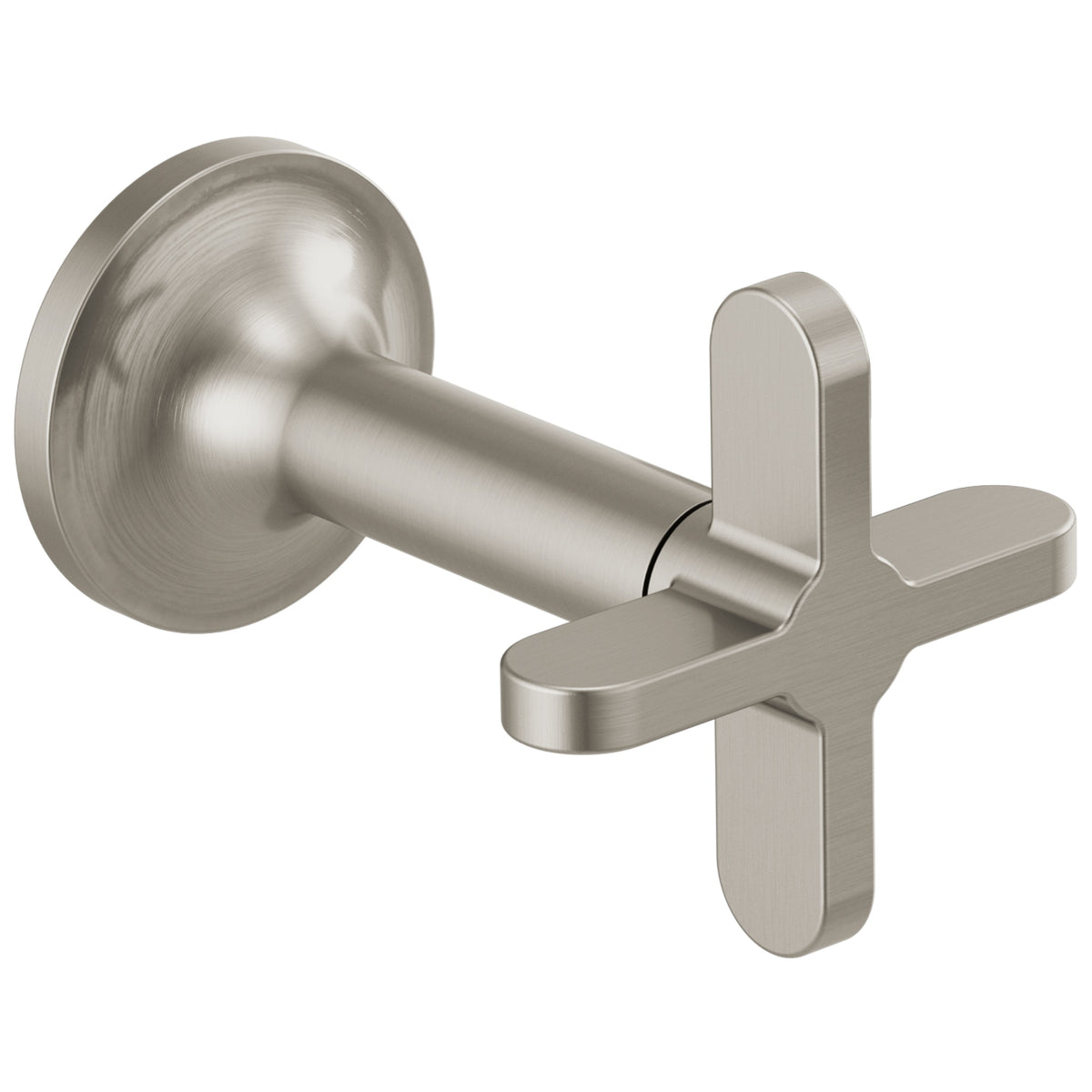 Odin - Two Cross Handle - Brushed Nickel - Zinc