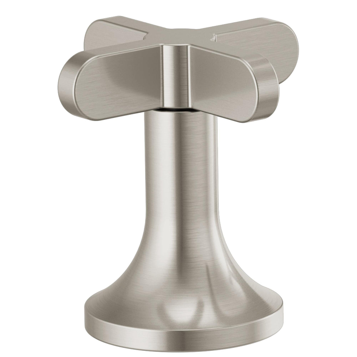 Brizo® HX675-BN Odin® Two Cross Handle, For Use With Odin® Models T67375-LHP/T67475-LHP Roman Tub Faucets, Zinc, Brushed Nickel, Import