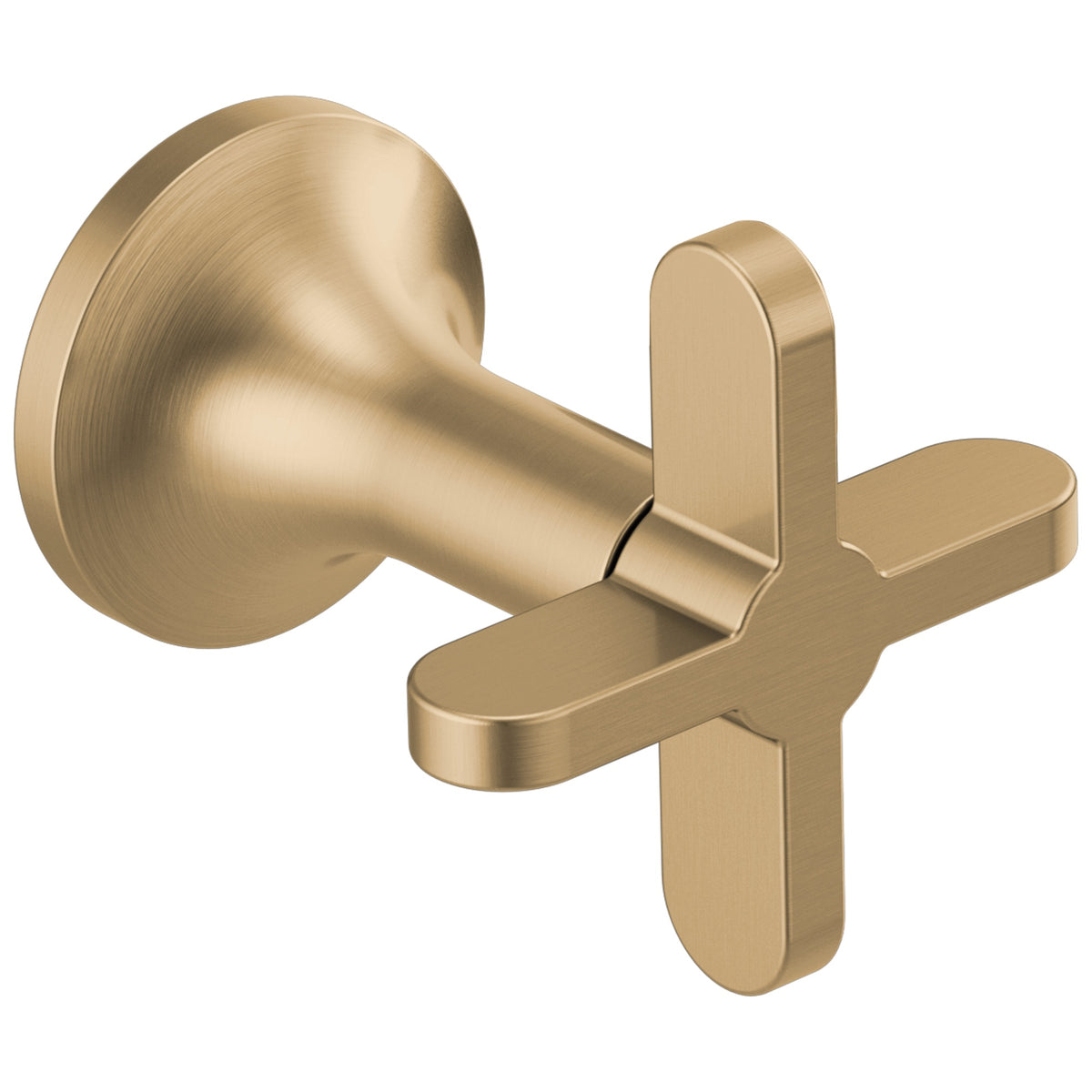 Brizo® HX70475-GL Odin® Two Cross Handle Kit, For Use With Odin® Model T70475-LHP Wall Mount Tub Filler, Zinc, Luxe Gold, Import