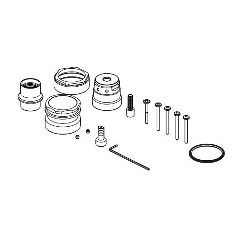 Brizo® RP100160BNX Thick Wall Installation Kit, For Use With Rook® Model T75P560 and T75P660 Valve with Integrated Diverter Trim