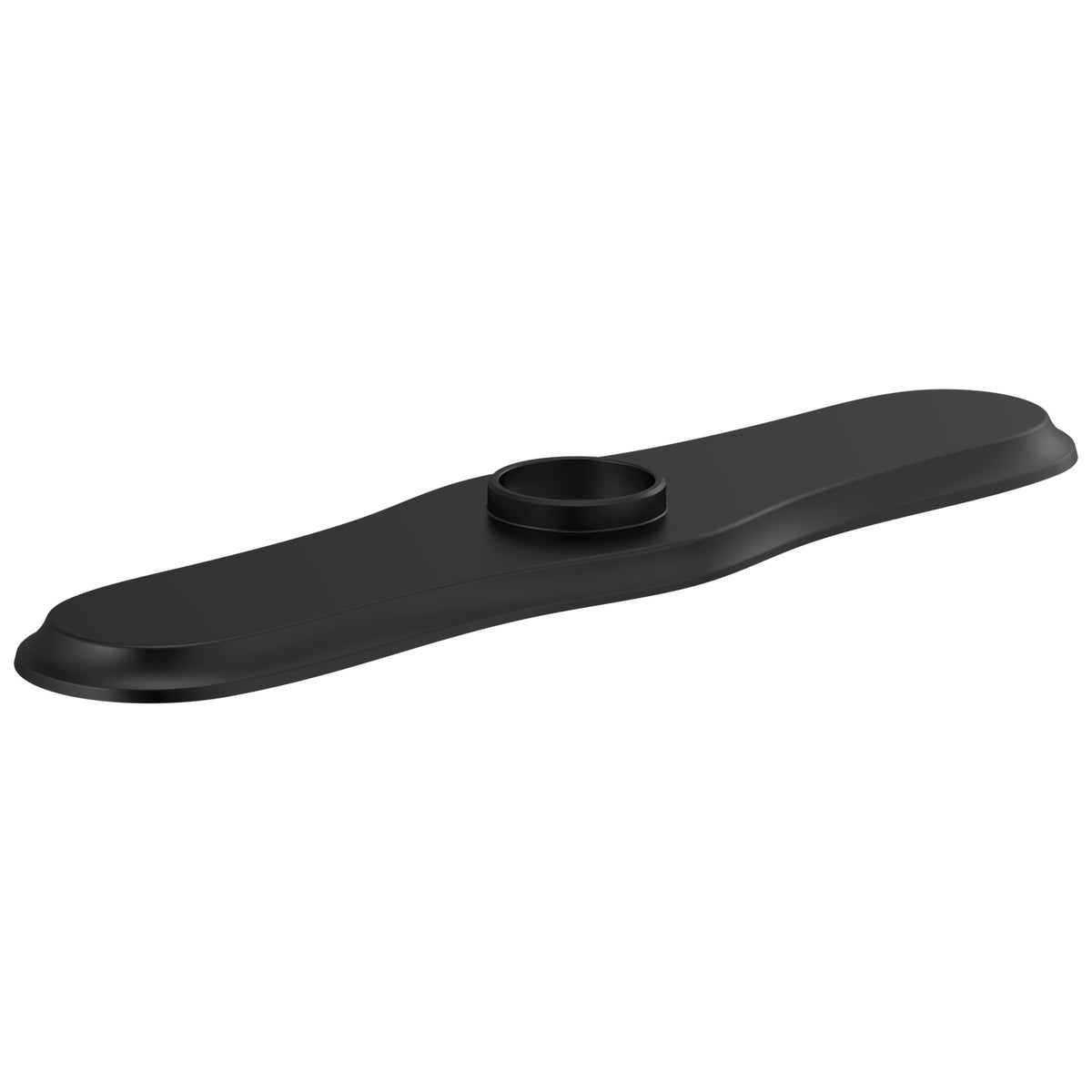 Brizo® RP100299BL Rook® Optional Escutcheon, 11.25 in L x 2.81 in W x 0.38 in H, Matte Black, Import