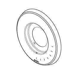 Escutcheon - 0.56" L x 6-3/4" H