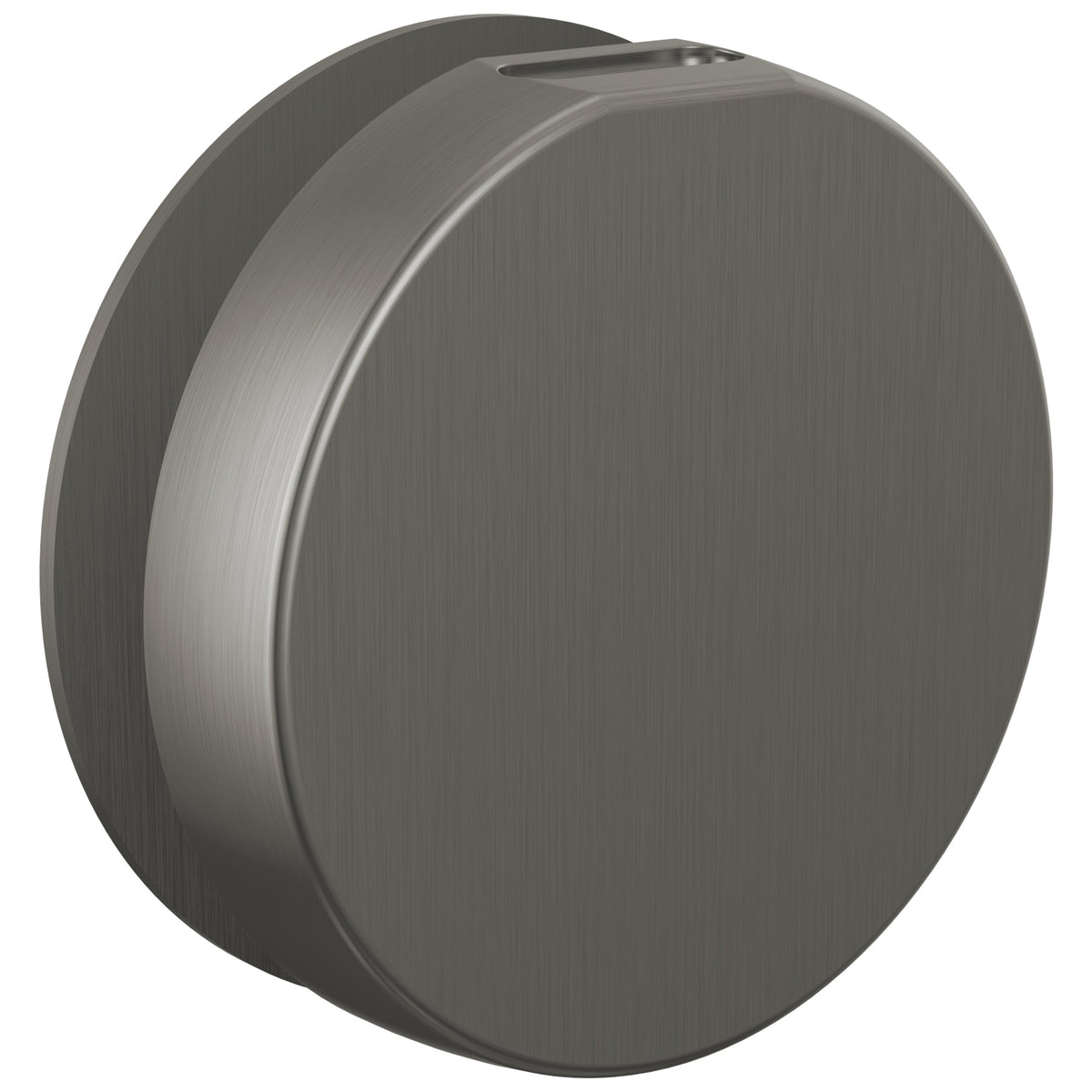 Contemporary Round Steam Head - 3-3/8" Dia - Luxe Steel