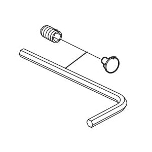 Brizo® RP62372GL Handle Buttons/Set Screw/Allen Wrench, For Use With: Virage® Model T67330 Roman Tub Trim, Luxe Gold, Import