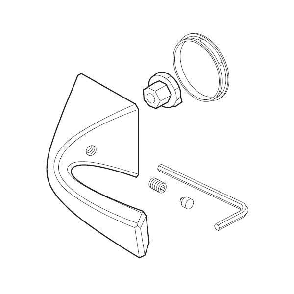 Brizo® RP62386PN Virage® Two Lever Handle Kit, Metal, Polished Nickel, Import