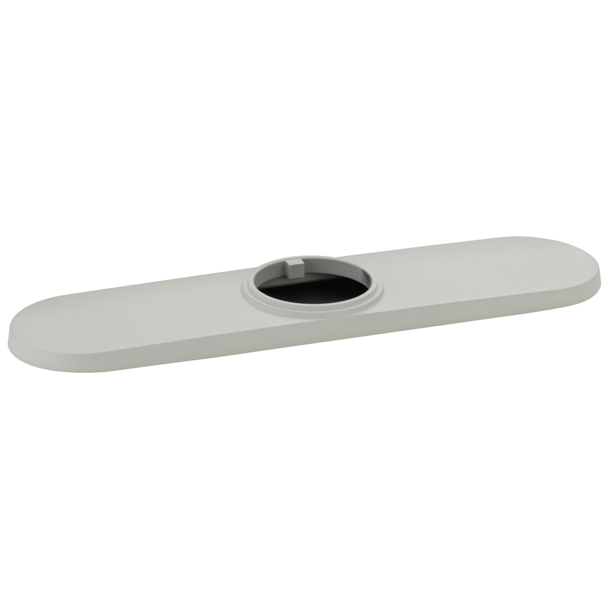 Solna - Three Hole Escutcheon - Matte White - 10"