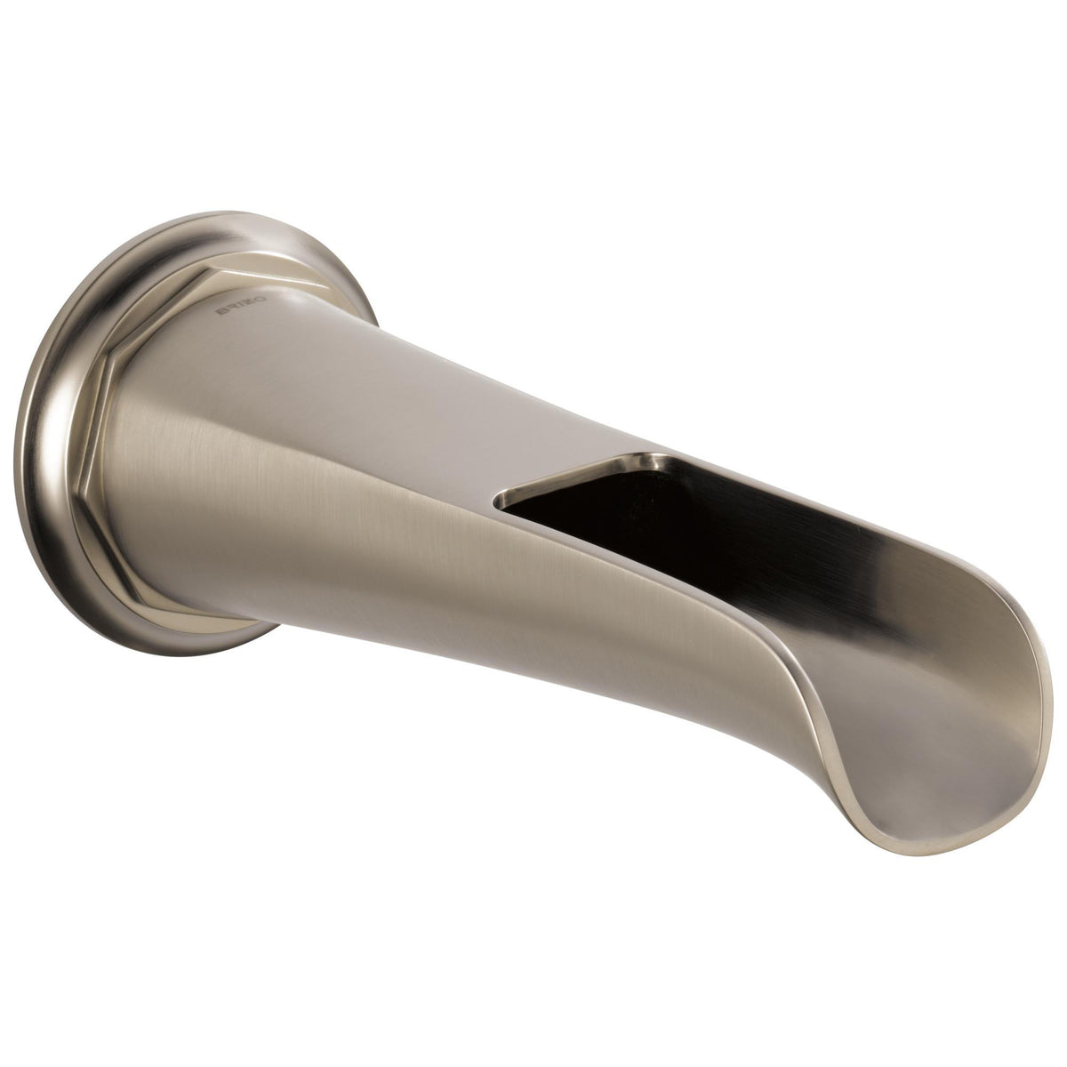Brizo® RP78583NK Rook Non-Diverter Channel Tub Spout, Brass, Brilliance® Luxe Nickel, Import