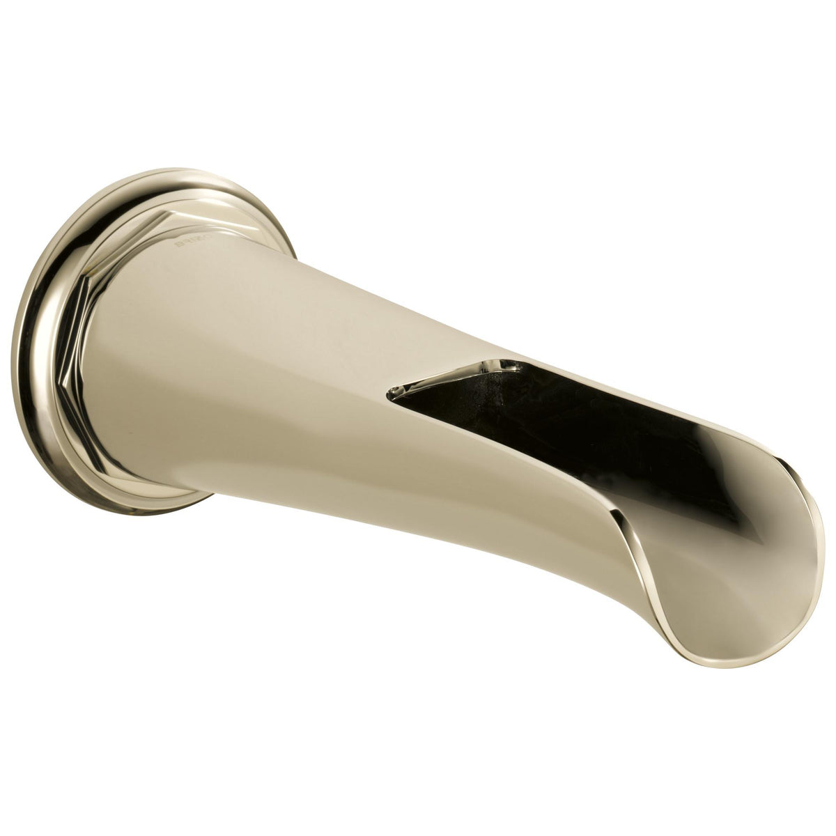 Rook - Non-Diverter Channel Tub Spout - Polished Nickel