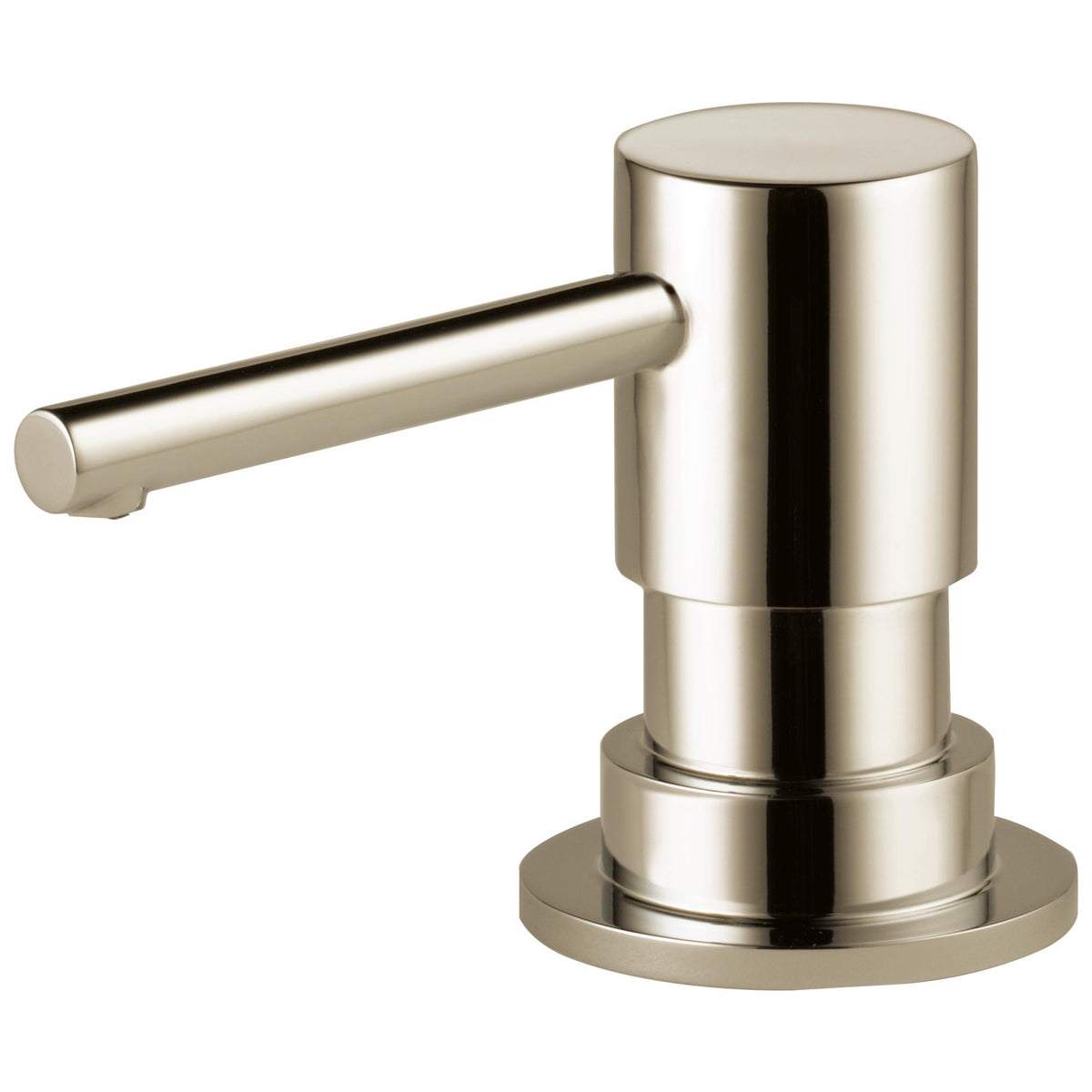 Solna - Soap/Lotion Dispenser - Polished Nickel - Deck Mount