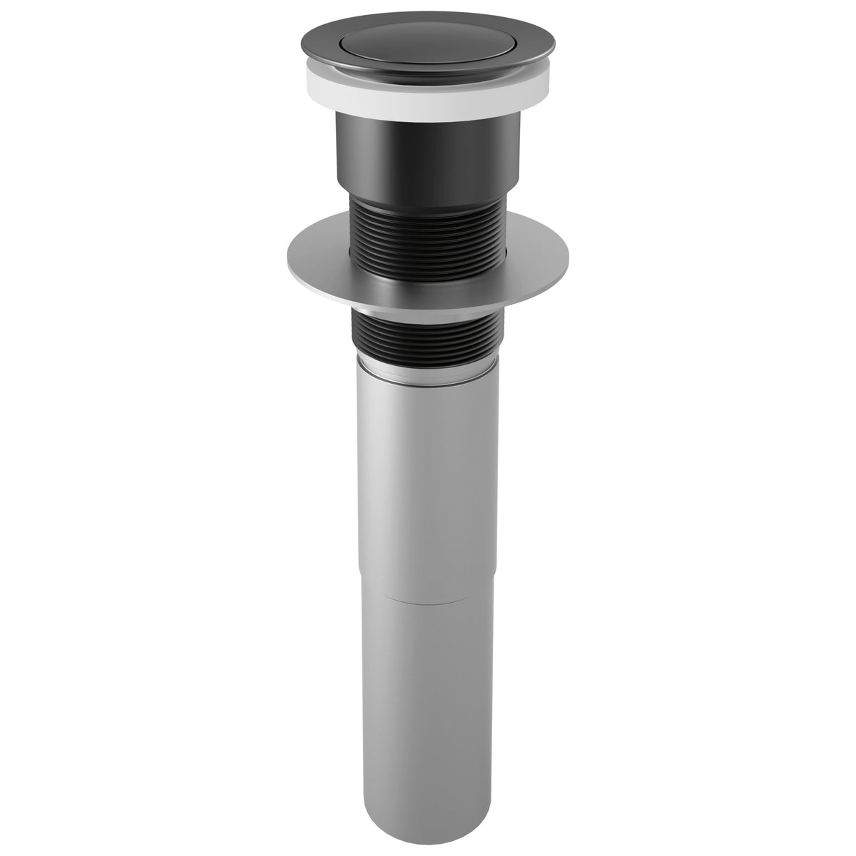 Brizo® RP81627BL Pushbutton Activated Pop-Up Drain Assembly, Matte Black, Brass Drain