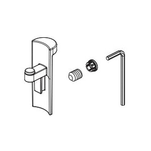 Brizo® RP90077SL Litze® Lift Rod/Finial/Allen Wrench/Set Screw/Button, For Use With Litze® T67335-LHP/T67435-LHP Roman Tub Trim