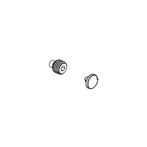 Brizo® RP90417SL Litze® Set Screw and Button, For Use With Litze® T60035/T60235/T60435 Shower Faucet Trim, Luxe Steel, Import