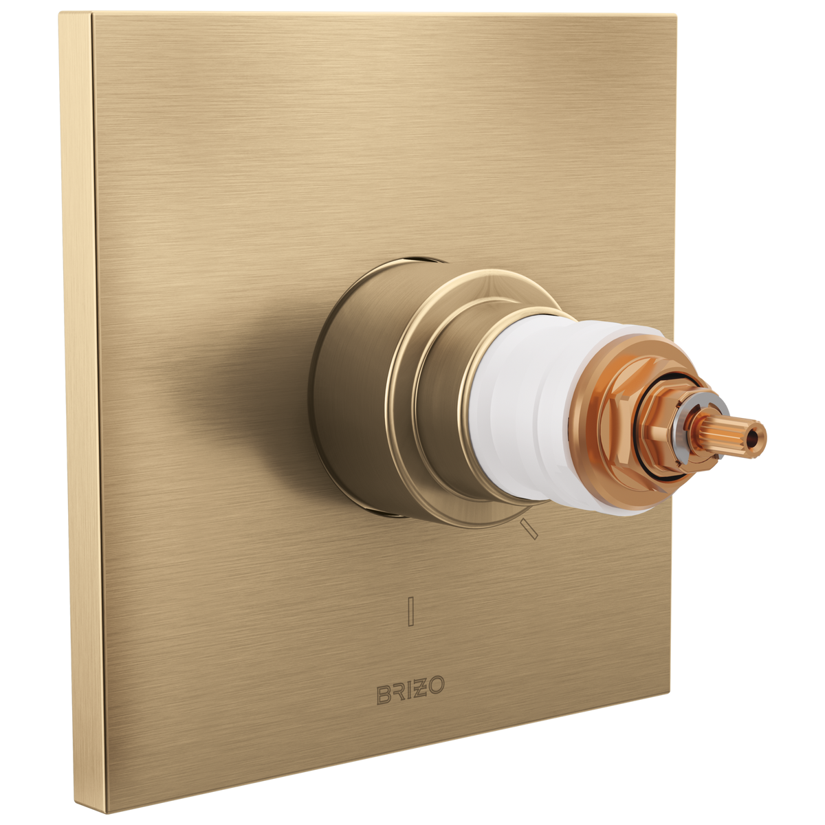Brizo® T60022-GLLHP Valve Trim, Thermostatic Valve Cartridge Valve, Luxe Gold