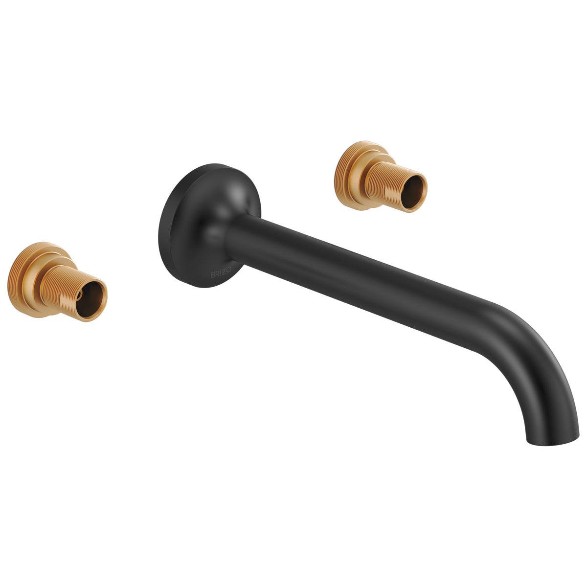 Brizo® T65875LF-BLLHP-ECO Jason Wu/Odin® Widespread Lavatory Faucet, 1.2 gpm Flow Rate, Matte Black, 2 Handles, Import