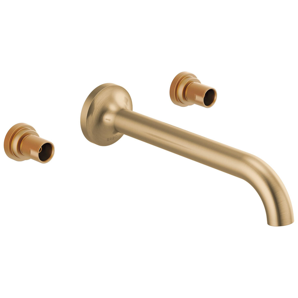 Brizo® T65875LF-GLLHP-ECO Odin® Widespread Lavatory Faucet, 1.2 gpm Flow Rate, Luxe Gold, 2 Handles, Import
