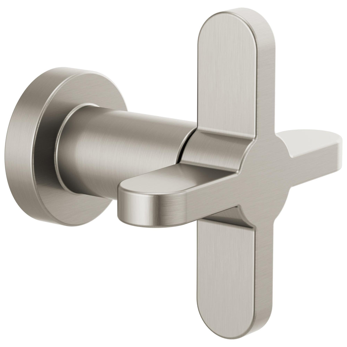 Brizo® T66673-BN Volume Control Trim With Cross Handle, 8.2 gpm Valve, Brushed Nickel