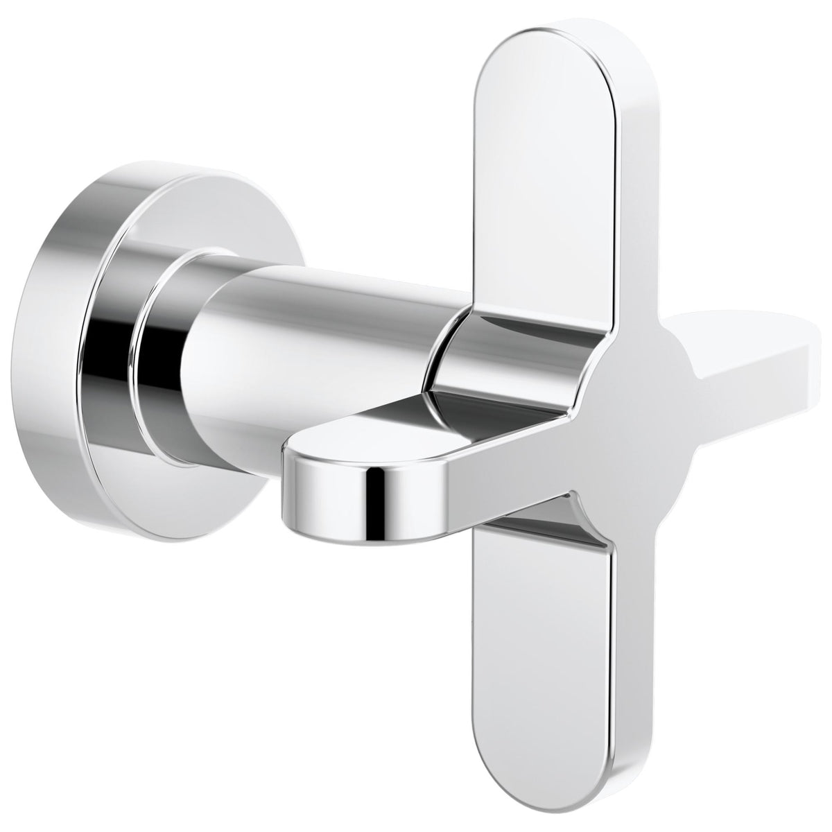 Brizo® T66673-PC Volume Control Trim With Cross Handle, 8.2 gpm Valve, Polished Chrome