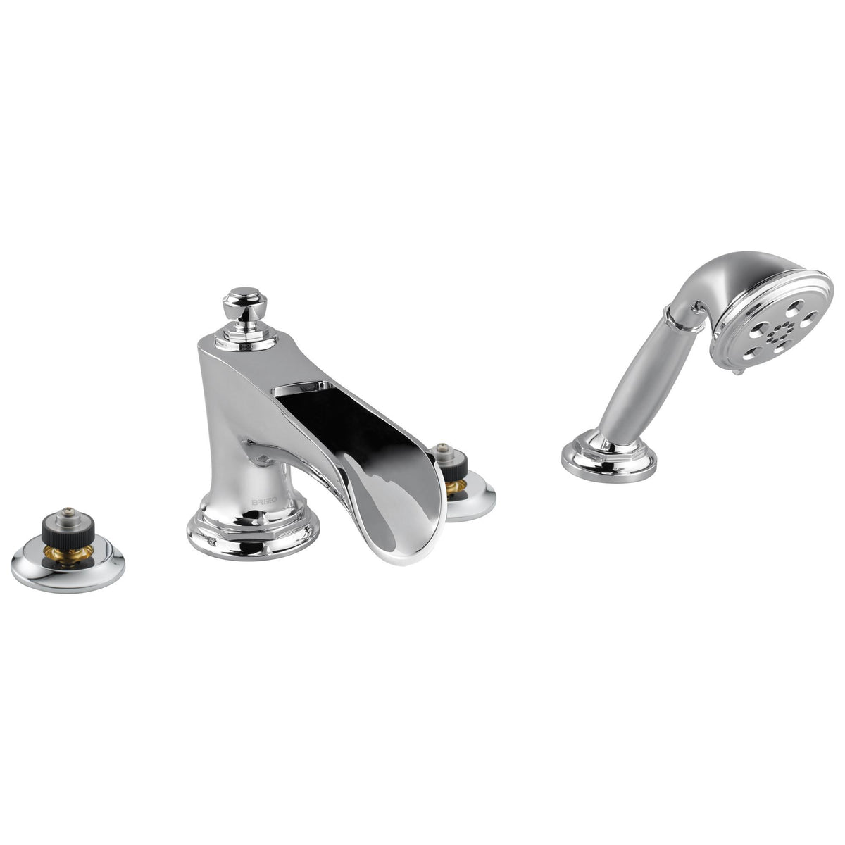 Rook - Roman Tub Faucet - Polished Chrome - Deck Mount