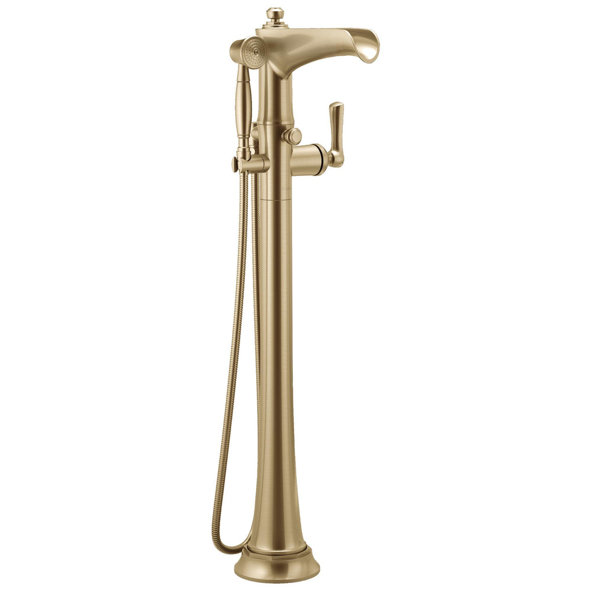 Brizo® Free Standing Tub Filler Trim, Rook™, 2 gpm Flow Rate, 1 Handles, Domestic