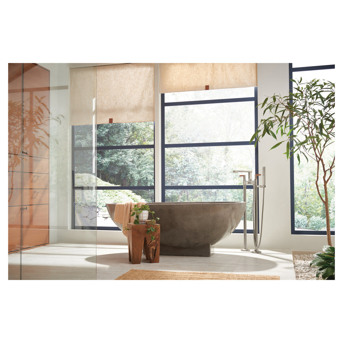 Frank Lloyd Wright - Tub Filler Trim Kit - 7-11/16"