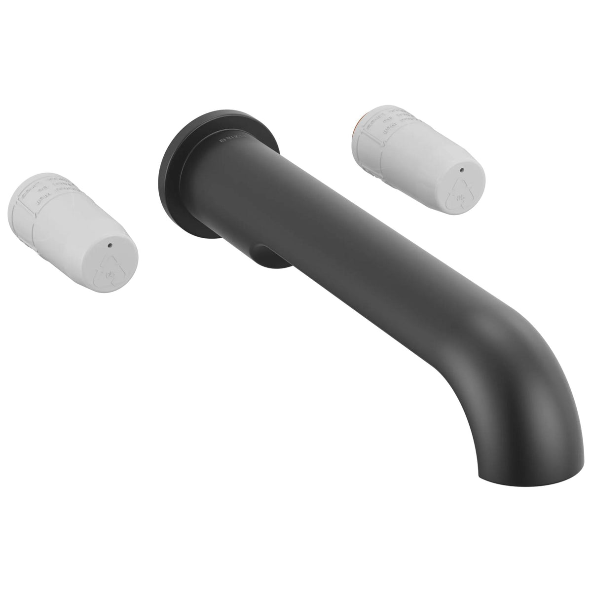 Roccesco - Less Handle Tub Filler - Matte Black - 9.3 GPM