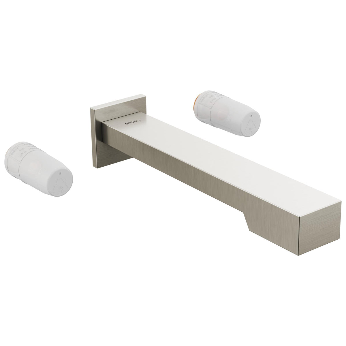 Frank Lloyd Wright - Wall Mount Tub Filler - Luxe Nickel