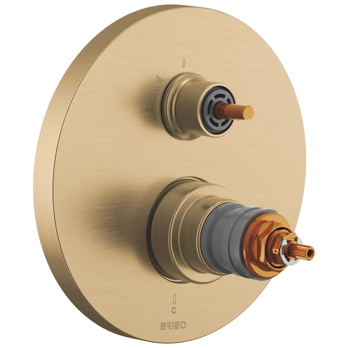 Roccesco - Less Handle Thermostatic Valve Trim - 7.2 GPM