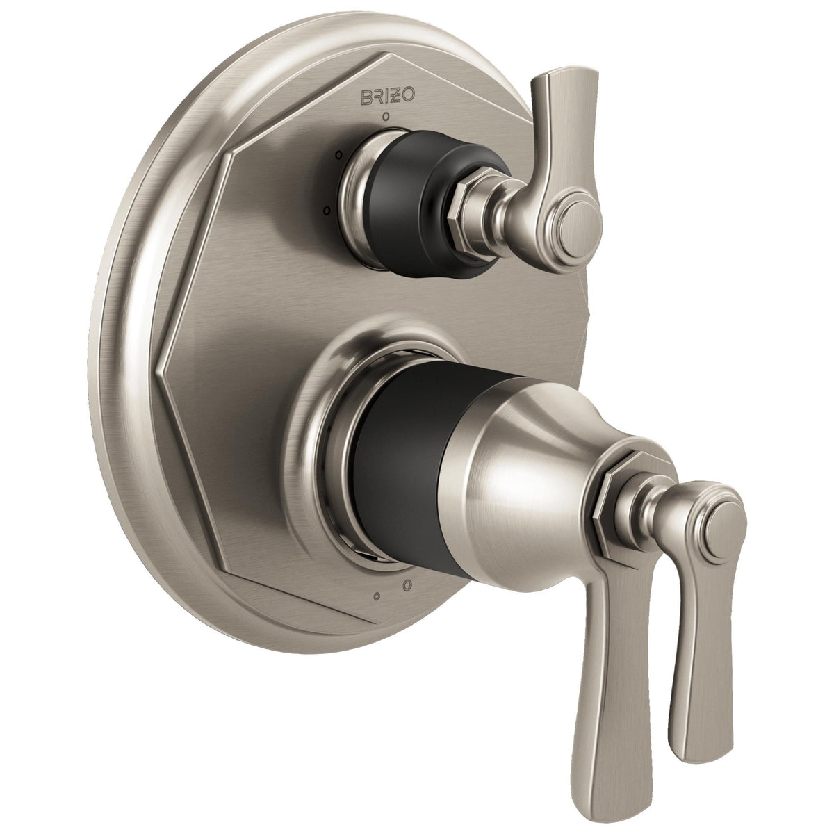 Brizo® T75561-NKBL TempAssure® Valve, 7.2 gpm Shower, Luxe Nickel/Matte Black