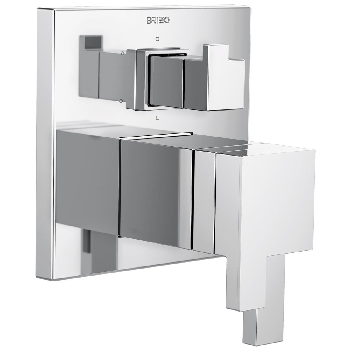 Brizo® T75680-BL TempAssure® Thermostatic Valve With Integrated 6-Function Diverter Trim