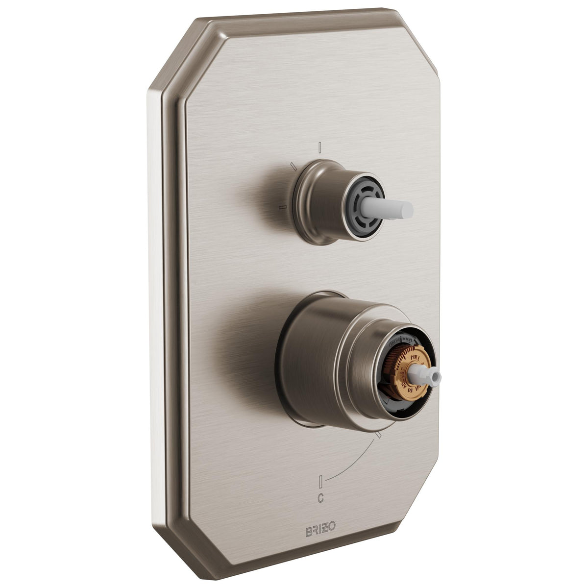 Beauclere - Shower Pressure Balanced Trim - Luxe Nickel