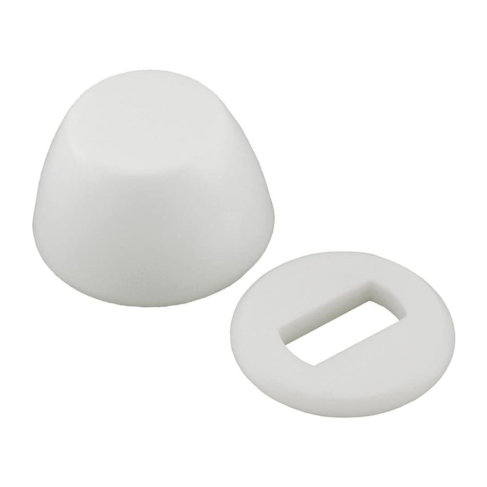 CLOSET BOLT CAP SET WHT RD BAG