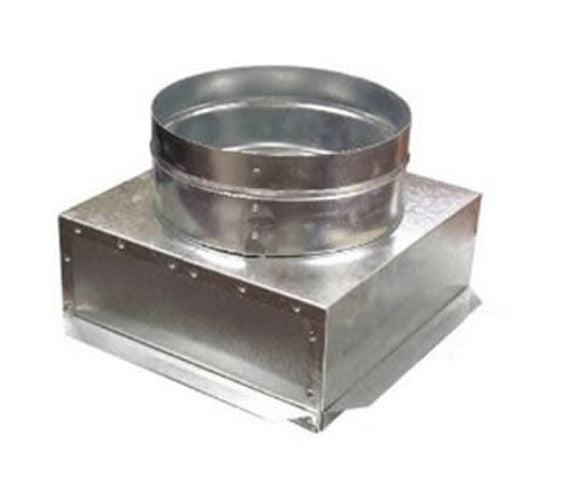 12" SQ. C BOX X 8" RD W/PG 26g