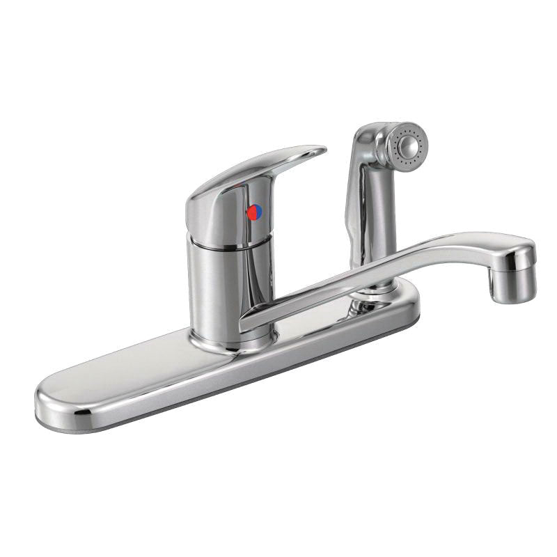 CFG CA40515C Cornerstone™ Kitchen Faucet, 1.5 gpm Flow Rate, 8 in Center, Polished Chrome, 1 Handles, Domestic