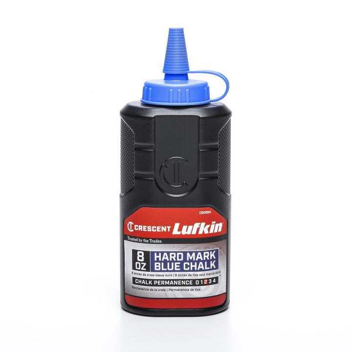 Crescent® CB08BA Chalk Refill, Blue, 8 oz Capacity, Bottle Package