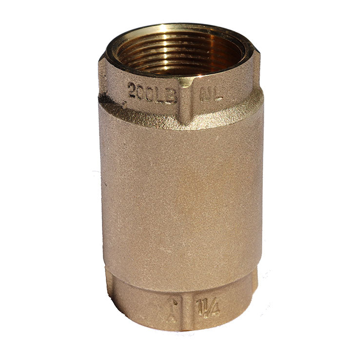 1-1/4 BR CHECK VALVE