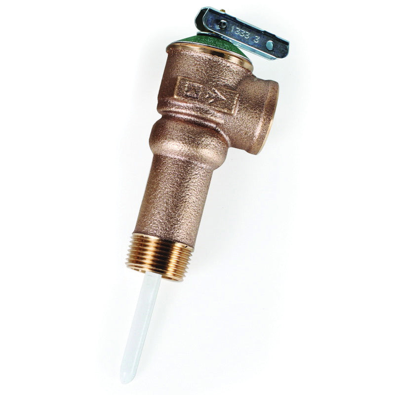 Temperature and Pressure Relief Valve with 2-1/2" - L Shank