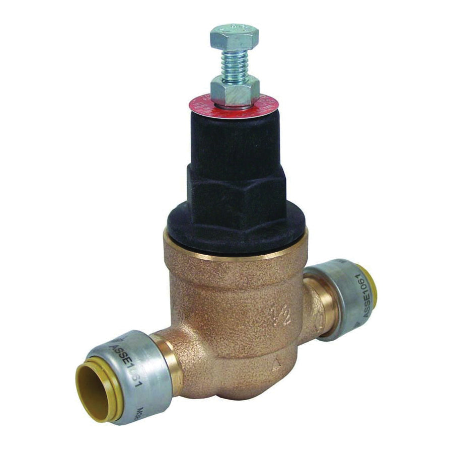 Cash Acme® 22674-0045 EB-45 Direct Pressure Regulating Valve, 3/4 in Nominal, PEX End Style, 10 to 70 psi Pressure, Bronze Body, Domestic