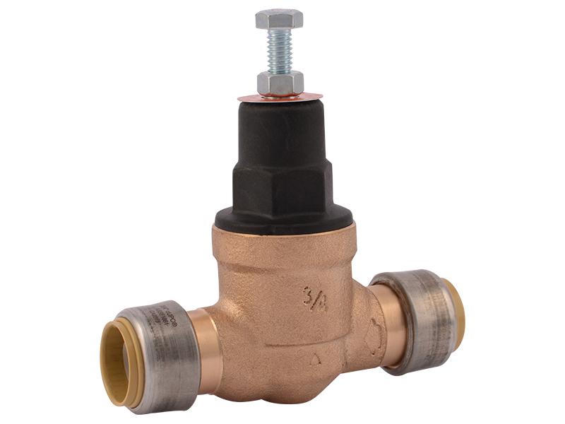 Cash Acme® 23808-0045 Double Union Pressure Regulating Valves, 3/4 in Nominal, 200 psi Pressure, Bronze Body