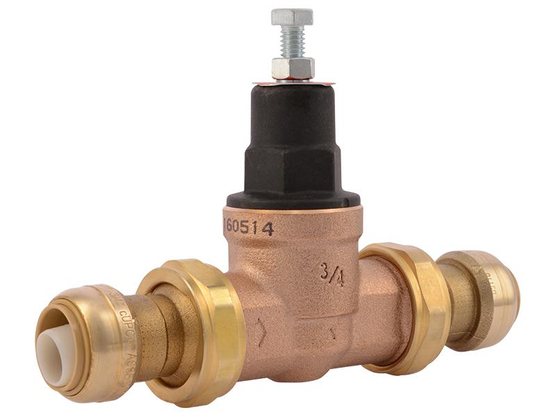 Cash Acme® 23894-0045 Double Union Pressure Regulating Valves, 3/4 in Nominal, 200 psi Pressure, Bronze Body