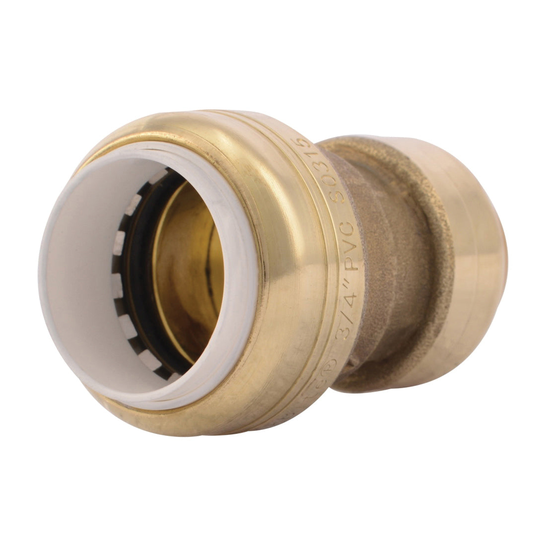 3/4" Transition Coupling - Brass - CTS x PVC
