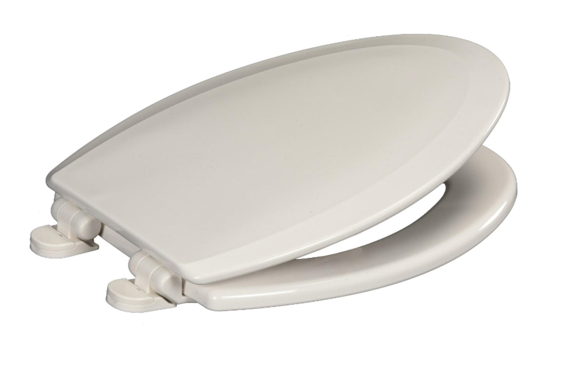 Centoco 950SCCT-001 Premium Toilet Seat, Elongated Bowl, Closed Front, Polypropylene, White, Import