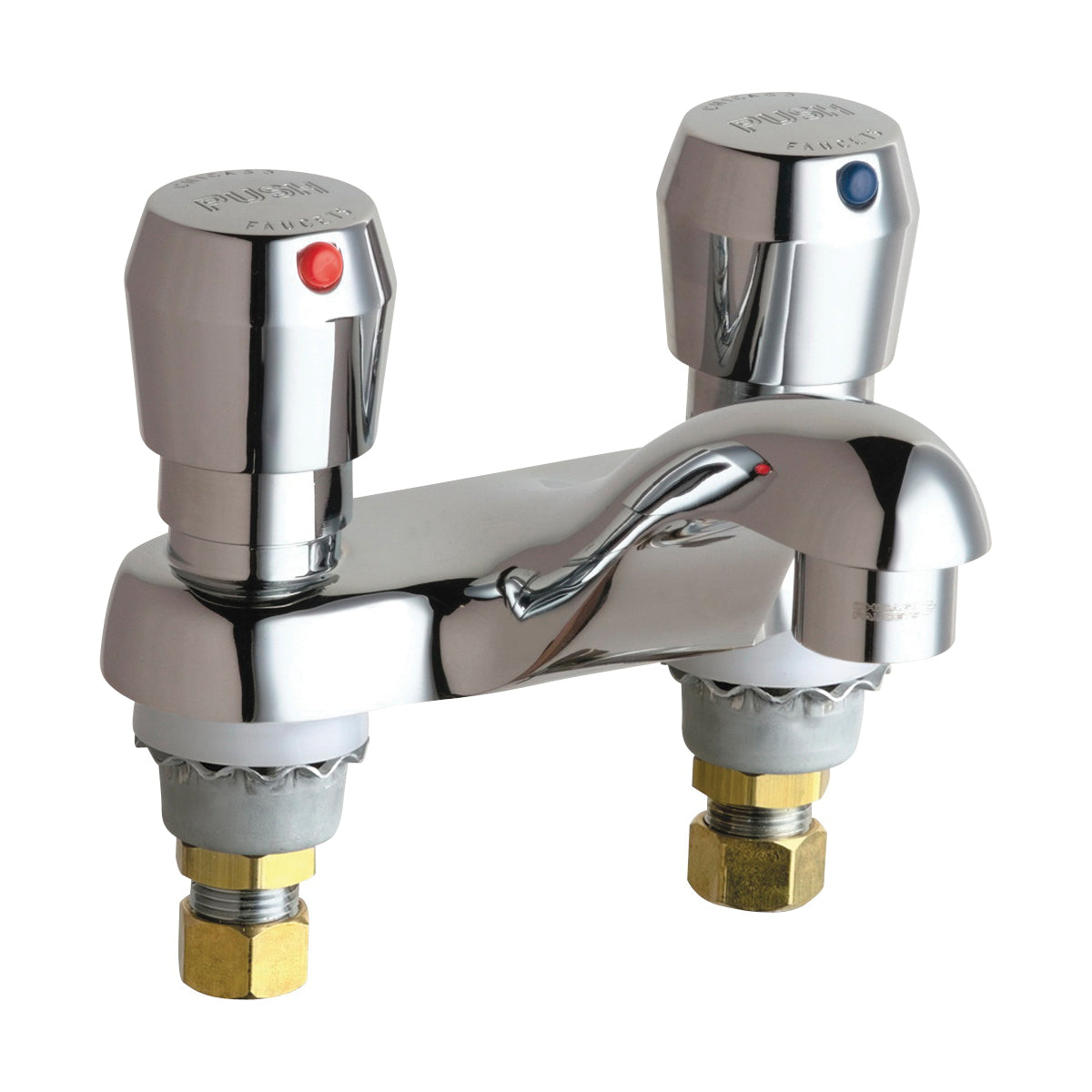 Bathroom Sink Faucet - Polished Chrome - 2-3/4" H
