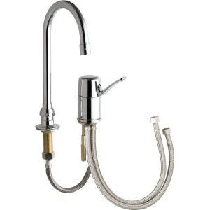 Hot and Cold Water Mixing Sink Faucet - 5-3/8" - Deck Mount