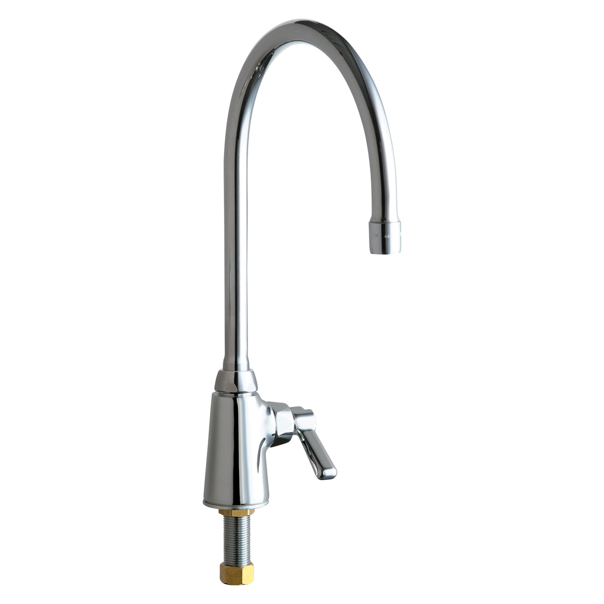 Single Supply Sink Faucet - 8" - Deck Mount