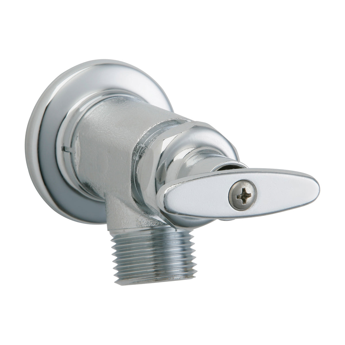 Chicago Faucet® 387-RCF Inside Sill Fitting, 3/4 in Nominal, MNPT x FNPT End Style, 20 to 125 psi Pressure, Rough Chrome