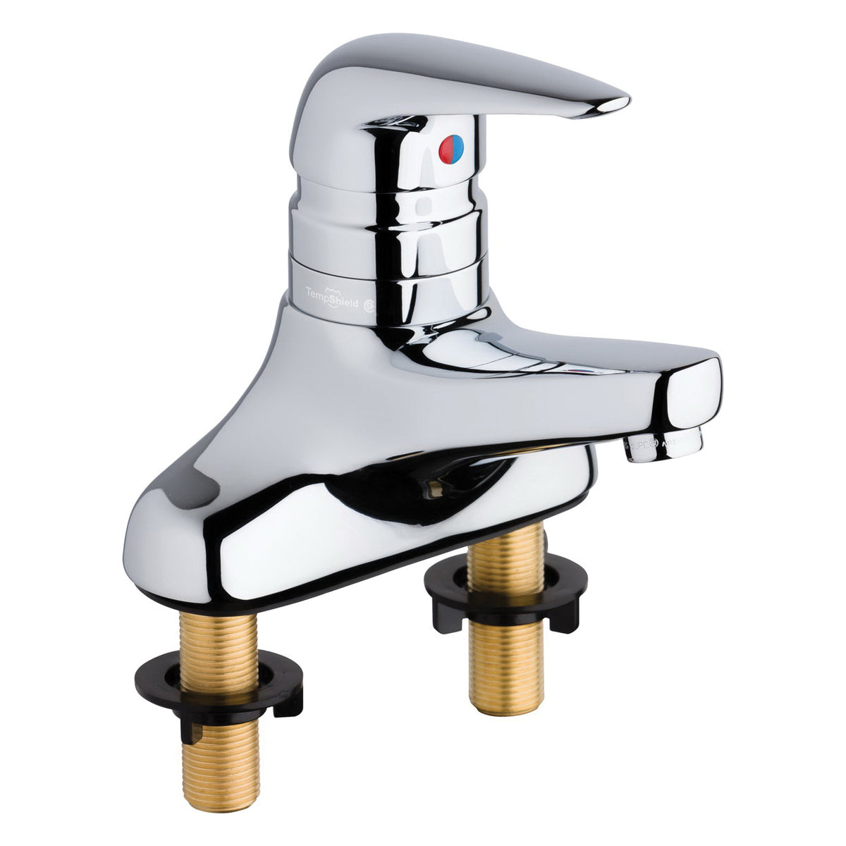 Manual Sink Faucet - Polished Chrome - Deck Mount